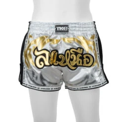 Top King Shorts / Retro / White Gold 10 Top King Shorts / Retro / White Gold -Thaiboxingstore Store TK RMS 006 WB 2