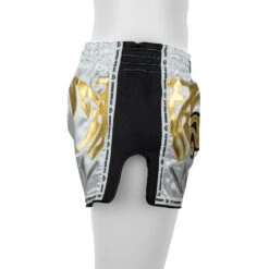 Top King Shorts / Retro / White Gold 13 Top King Shorts / Retro / White Gold -Thaiboxingstore Store TK RMS 006 WB 5