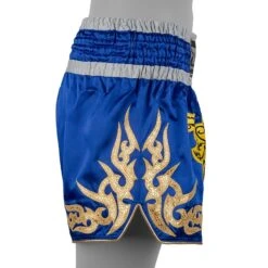 Top King Shorts / Traditional / Royal Blue -Thaiboxingstore Store TK TBS 125 RB 3