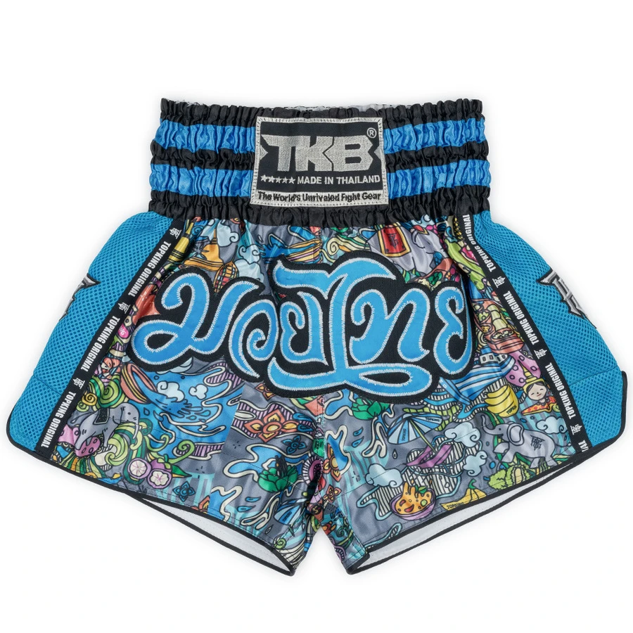 Top King Shorts / Traditional / Asian Blue 3 Top King Shorts / Traditional / Asian Blue