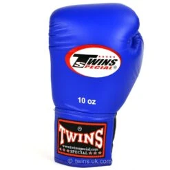 Twins Boxing Gloves / BGLL1 / Lace-up Blue -Thaiboxingstore Store TWS BGLL1 BLU 1