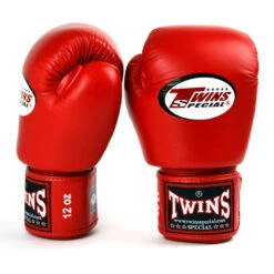 Twins Boxing Gloves / BGVL3 / Red -Thaiboxingstore Store TWS BGVL3 RED 1