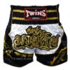 Twins Muay Thai Shorts / Dragon / White Black