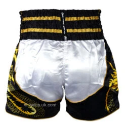 Twins Muay Thai Shorts / Dragon / White Black -Thaiboxingstore Store TWS DRAGON 3 3