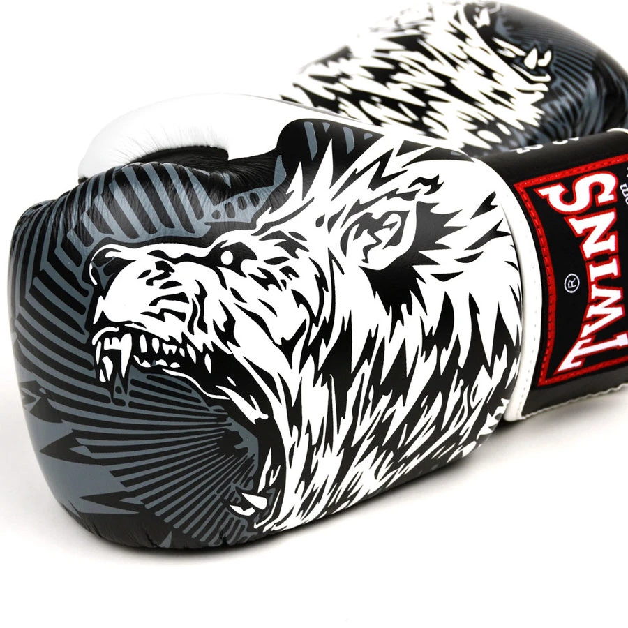 Twins Boxing Gloves / FBGVL3-50 / Wolf White 6 Twins Boxing Gloves / FBGVL3-50 / Wolf White - Image 5