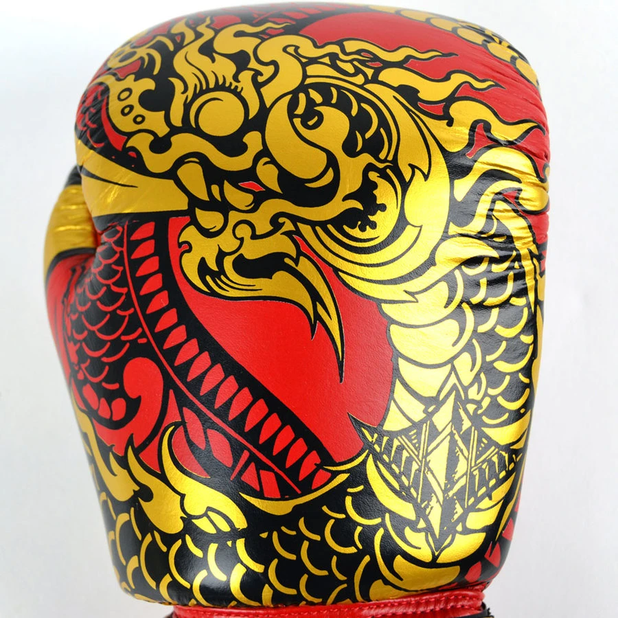Twins Boxing Gloves / FBGVL3-52 / Nagas Red-Gold 7 Twins Boxing Gloves / FBGVL3-52 / Nagas Red-Gold - Image 5