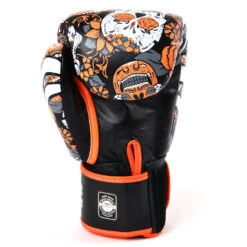 Twins Boxing Gloves / FBGVL3-52 / Skull Orange -Thaiboxingstore Store TWS FBGVL3 52 SOR 3