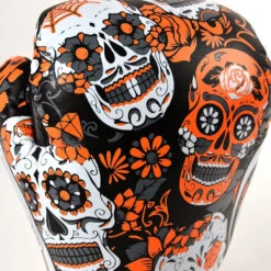 Twins Boxing Gloves / FBGVL3-52 / Skull Orange -Thaiboxingstore Store TWS FBGVL3 52 SOR 4