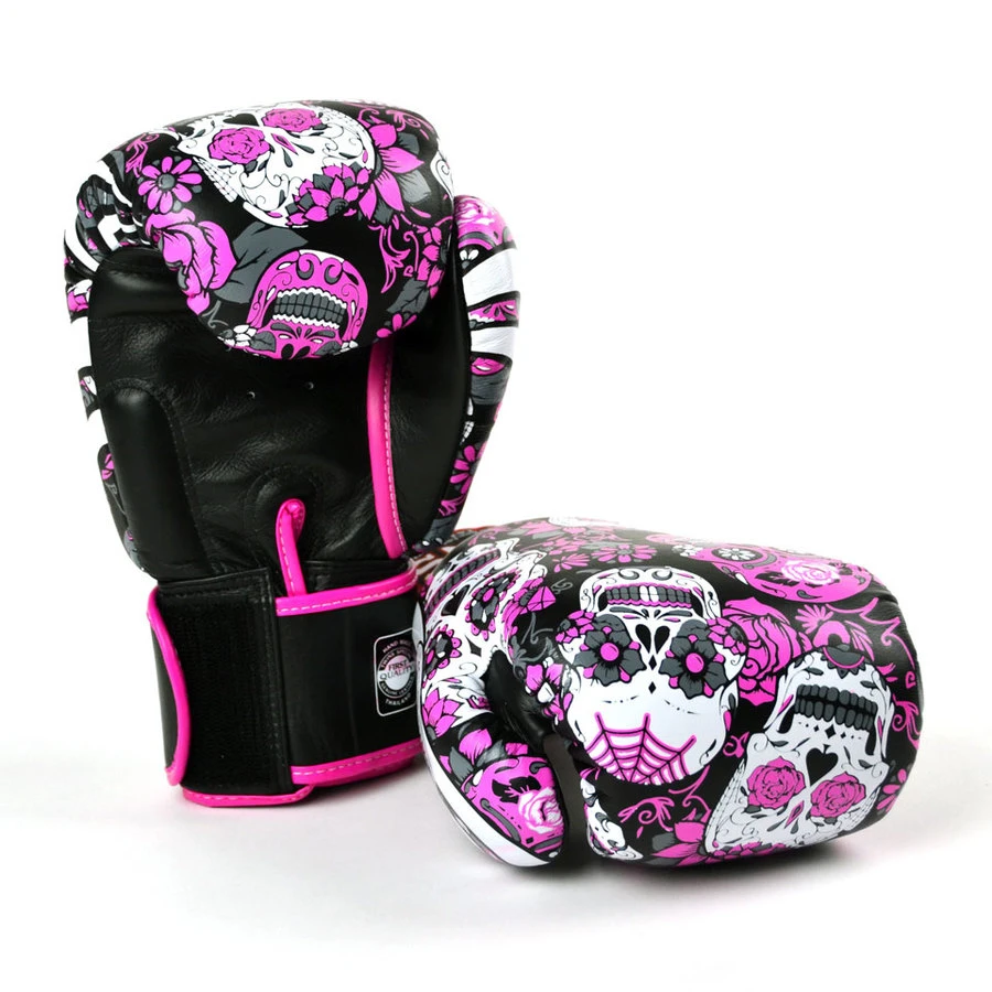 Twins Boxing Gloves / FBGVL3-52 / Skull Pink 4 Twins Boxing Gloves / FBGVL3-52 / Skull Pink - Image 2