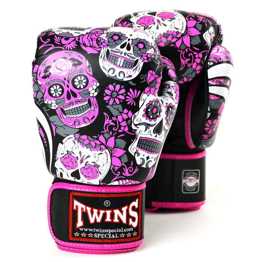 Twins Boxing Gloves / FBGVL3-52 / Skull Pink 3 Twins Boxing Gloves / FBGVL3-52 / Skull Pink