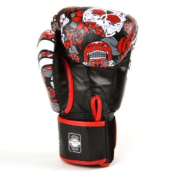 Twins Boxing Gloves / FBGVL3-52 / Skull Red -Thaiboxingstore Store TWS FBGVL3 52 SRD 3