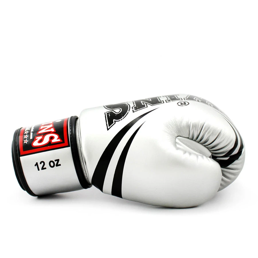 Twins Boxing Gloves / FBGVS3-TW6 / Silver 5 Twins Boxing Gloves / FBGVS3-TW6 / Silver - Image 3