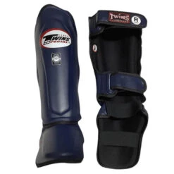 Twins Shin Guards / SGL10 / Navy Blue -Thaiboxingstore Store TWS SGL10 NB 1