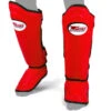 Twins Shin Guards / SGL10 / Red -Thaiboxingstore Store TWS SGL10 RED
