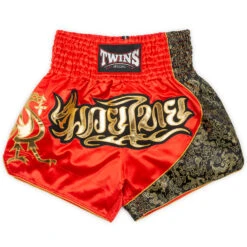 Twins Muay Thai Shorts / T151 / Red Gold