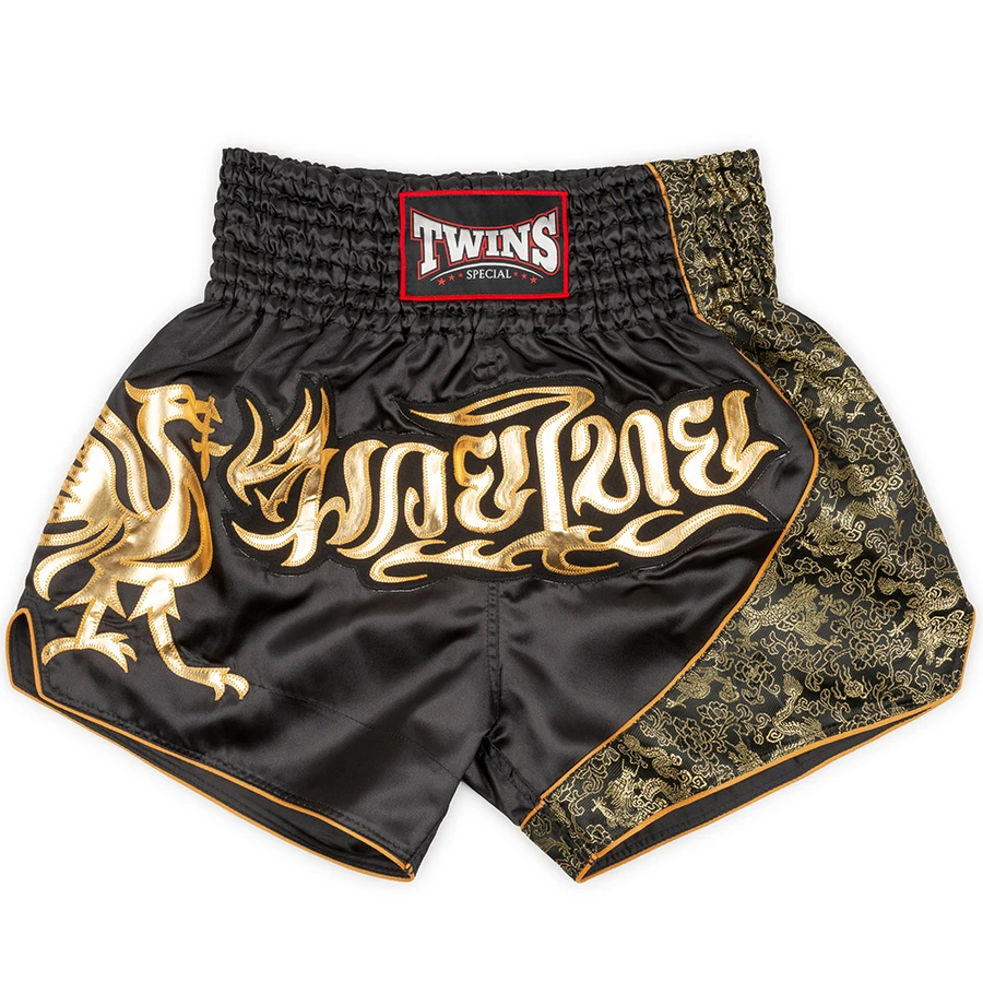 Twins Muay Thai Shorts / T151 / Black Gold 3 Twins Muay Thai Shorts / T151 / Black Gold