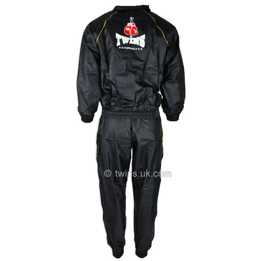 Twins Vinyl Sweat Suit / Black 4 Twins Vinyl Sweat Suit / Black - Image 2