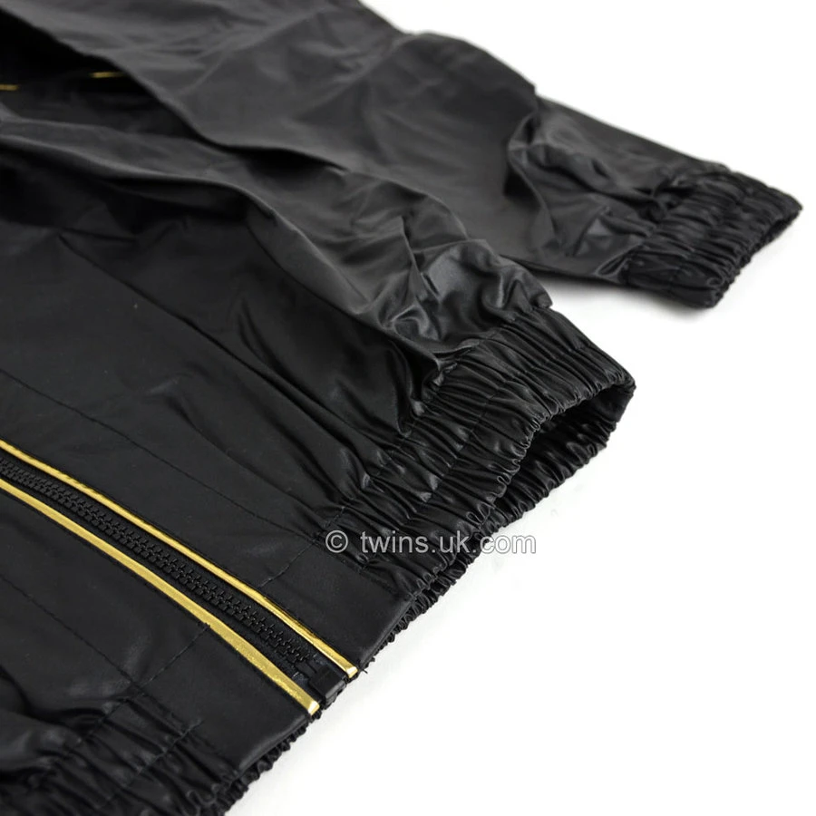 Twins Vinyl Sweat Suit / Black 6 Twins Vinyl Sweat Suit / Black - Image 4