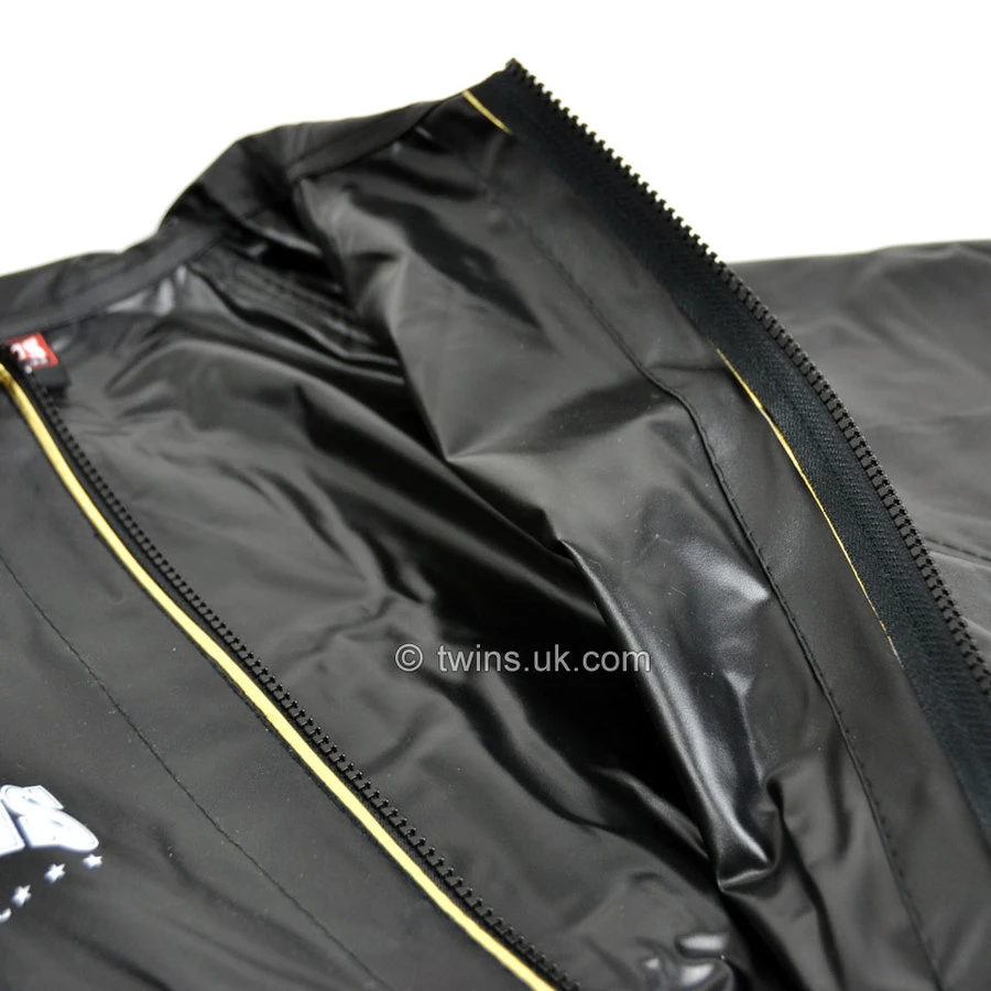 Twins Vinyl Sweat Suit / Black 7 Twins Vinyl Sweat Suit / Black - Image 5