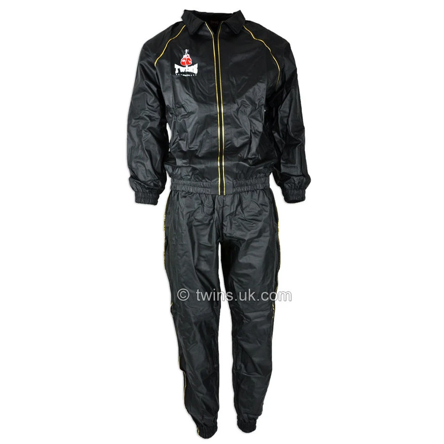 Twins Vinyl Sweat Suit / Black 3 Twins Vinyl Sweat Suit / Black